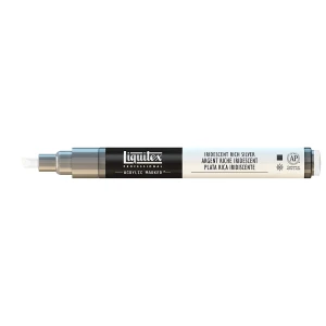 Marker Akrylowy Liquitex Fine Iridescent Rich Silver