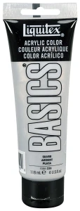 Farba Akrylowa Liquitex Basics Silver