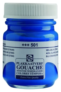 Talens Gouache Słoik 50ml Light Blue Cyan