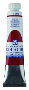 Talens Gouache Tubka 20ml Deep Red