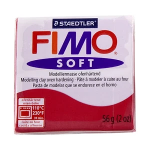 Masa Fimo Soft 56g Cherry Red