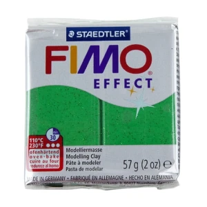 Masa Fimo Effect 56g Glitter  Green