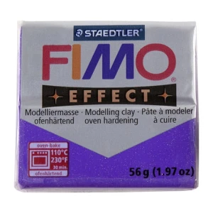 Masa Fimo Effect 56g Glitter Purple