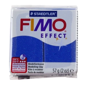 Masa Fimo Effect 56g Glitter Blue