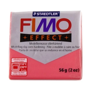 Masa Fimo Effect 56g Translucent Red