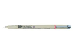 Cienkopis Techniczny Sakura Pigma Micron 02 Czerwony