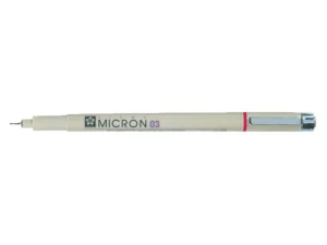 Cienkopis Techniczny Sakura Pigma Micron 03 Czerwony 
