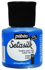 Farba do Jedwabiu Pebeo Setasilk Cyan
