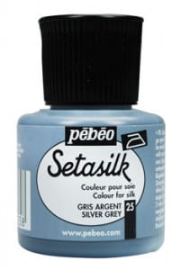 Farba do Jedwabiu Pebeo Setasilk Silver Grey