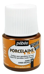 Farba Pebeo Porcelaine 150 Amber Brown