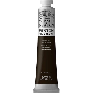 Studyjna Farba Olejna Winton 200ml Lamp Black