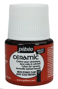 Farba Pebeo Ceramic Light Scale Brown