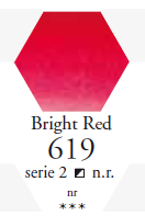  Sennelier Akwarela 1/2 Kostki Bright Red