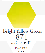  Sennelier Akwarela 1/2 Kostki Bright Yellow Green