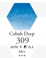  Sennelier Akwarela 1/2 Kostki Cobalt Deep