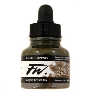 Tusz Akrylowy FW Daler-Rowney Antelope Brown