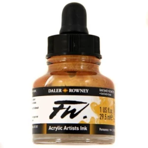 Tusz Akrylowy FW Daler-Rowney Gold