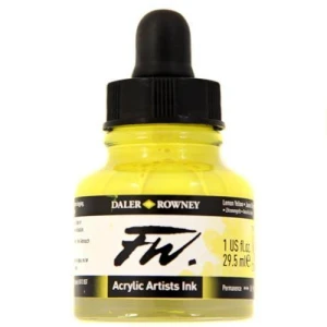 Tusz Akrylowy FW Daler-Rowney Lemon Yellow
