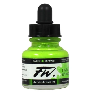 Tusz Akrylowy FW Daler-Rowney Light Green