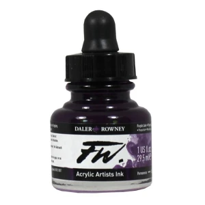 Tusz Akrylowy FW Daler-Rowney Purple Lake