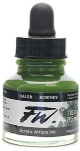 Tusz Akrylowy FW Daler-Rowney Sap Green