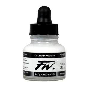 Tusz Akrylowy FW Daler-Rowney White