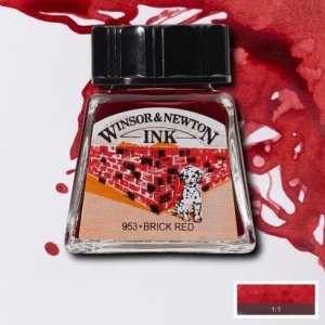 Tusz Kreślarski Winsor & Newton 14ml Brick Red