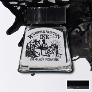 Tusz Kreślarski Winsor & Newton 14ml Black Indian Ink