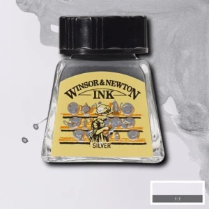 Tusz Kreślarski Winsor & Newton 14ml Silver
