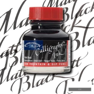 Winsor & Newton Tusz do Kaligrafii Matt Black