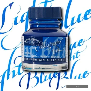 Winsor & Newton Tusz do Kaligrafii Light Blue
