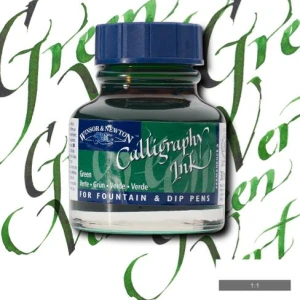 Winsor & Newton Tusz do Kaligrafii Green