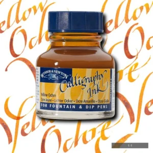 Winsor & Newton Tusz do Kaligrafii Yellow Ochre