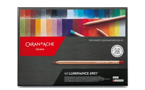 Caran D'ache Zestaw Kredek Luminance 40kol.