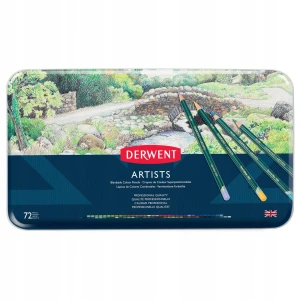 Derwent Kredki Artists 72 Kolory (metalowe opakowanie)