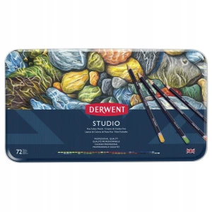 Derwent Kredki Studio 72 Kolory (metalowe opakowanie)