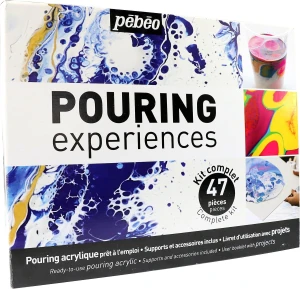 Zestaw Pebeo Pouring Experiences 47 elementów
