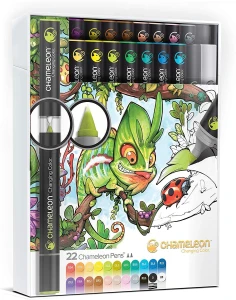  Chameleon Zestaw 22 Markerów Alkoholowych Chameleon Pens