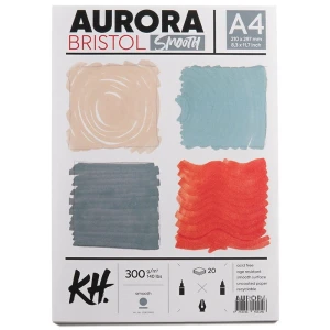 Blok AURORA Bristol Smooth A4 300g/m2
