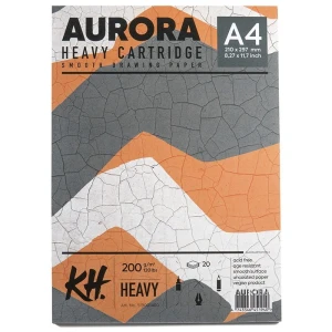 Blok AURORA Heavy Cartridge A4 200g/m2