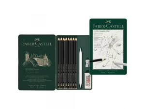 Pitt Graphite Matt Zestaw Ołówków Artystycznych Faber-Castell 11 sztuk