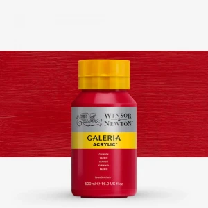 Galeria Winsor & Newton Farba Akrylowa 500ml Crimson