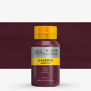 Galeria Winsor & Newton Farba Akrylowa 500ml Burgundy