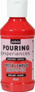 Pebeo Pouring Experiences 118ml Magenta Red