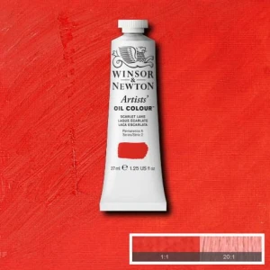 Farba Artists' Oil Colour Winsor & Newton  Scarlet Lake