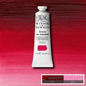 Farba Artists' Oil Colour Winsor & Newton Permanent Carmine