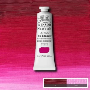 Farba Artists' Oil Colour Winsor & Newton Quinacridone Magenta