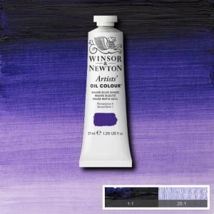 Farba Artists' Oil Colour Winsor & Newton Mauve Blue Shade 