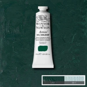 Farba Artists' Oil Colour Winsor & Newton  Cobalt Chromite Green