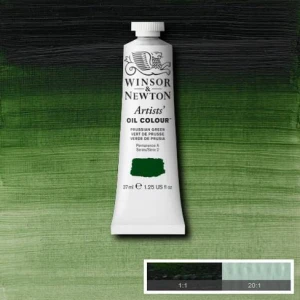 Farba Artists' Oil Colour Winsor & Newton Prussian Green